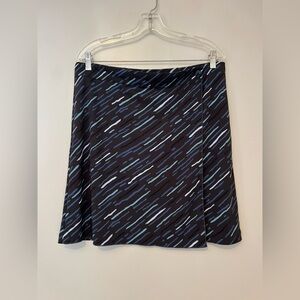 Kenneth Cole Geometric Mock Wrap Skirt - Size Large ✨🖤